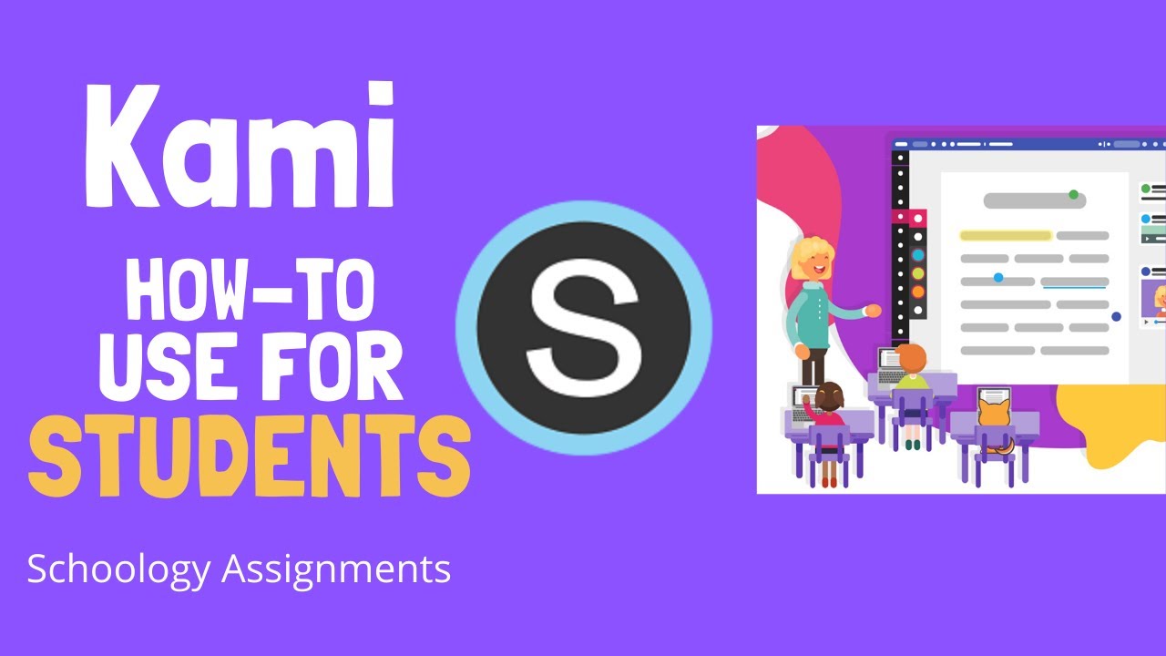 how to submit kami assignment in schoology