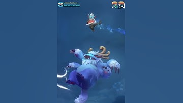 Giáo án 1 phút #18: Nunu - Trang bị lên tank lăn cầu tuyết siêu trâu siêu khỏe #Shorts