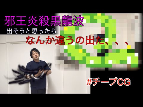【チープCG】邪王炎殺黒龍波出そうと思ったら、なんか違うの出た