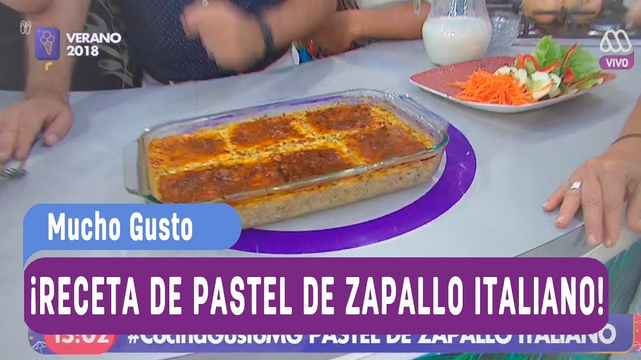 ¡Receta de pastel de zapallo italiano! - Mucho gusto 2018