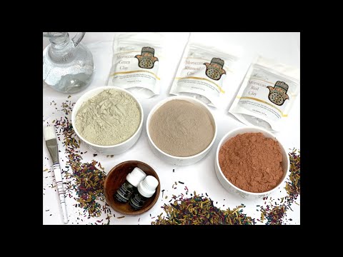 3 Moroccan Clay Recipes to Detox, Clarify and Deeply Cleanse Hair and Skin. - YouTube