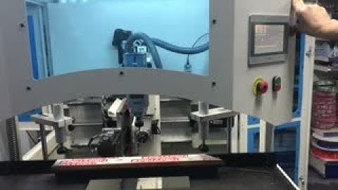 WECON HMI using on Door Profile Working Centre