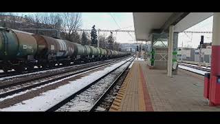 Čd Cargo Slovakia Lamintka 230 024-2 Ktora Prechdzasa Stanicu Trenčin A Smer Do Žilina S Pozdravom