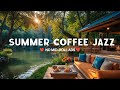 (NO MID ROLL ADS) 🌞 Late Summer Lakeside Morning Jazz – 🎷 Smooth &amp; Relaxing Music for a Peaceful Day
