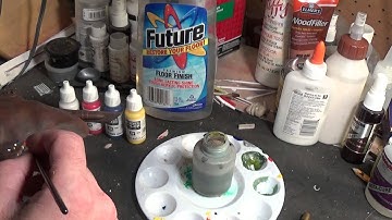 How to do Dot Filter Weatering with acrylics