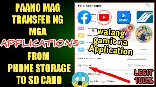 Paano Mag Transfer ng mga Apps(Applications) From Phone Storage to SD Card | 100% Legit screenshot 4