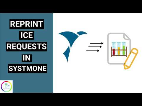 Reprint ICE pathology request on SystmOne