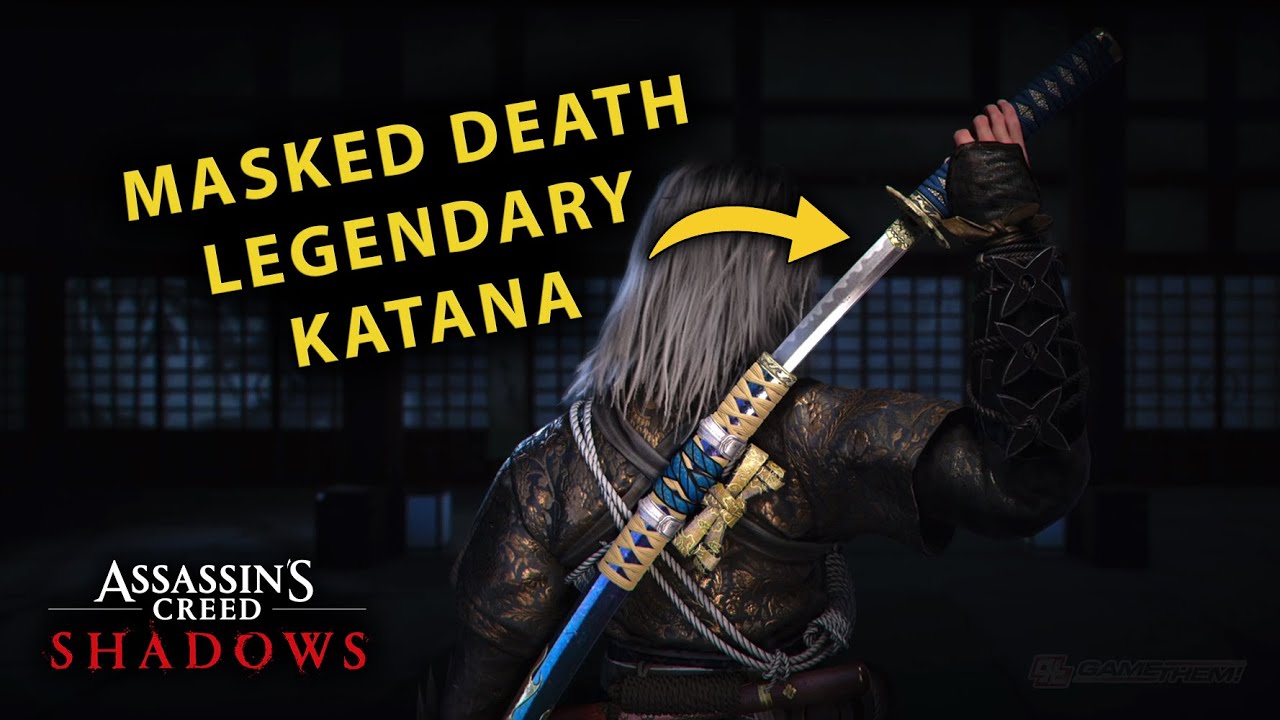How To Get Masked Death Legendary Katana | Chest Map Location | Assassin's Creed Shadows