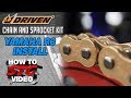 15-17 Yamaha R3 Motion Pro Chain Tools & Driven Chain & Sprocket Install | Sportbiketrackgear.com