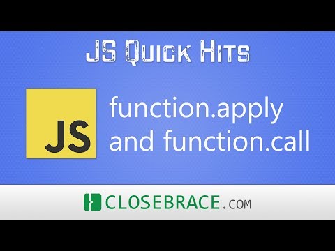 JS Quick Hits 94 - function.apply and function.call