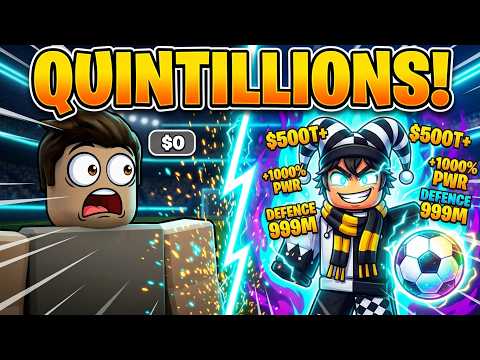 making QUINTILLIONS in Roblox Blue Lock Farm..