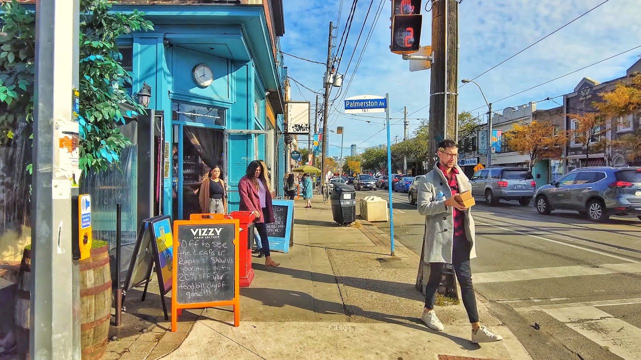 Toronto Walk Dundas Ave, TrinityBellwods YouTube