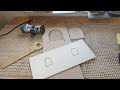 Routering a Fake Mouse Door in Bespoke Art Frame | Making Templates & Routering inside Rebate EP#28