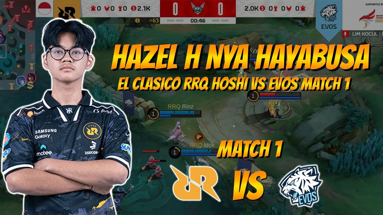 HAZEL H NYA HAYABUSA!! LANGSUNG MENGACAK PERTAHANAN LAWAN - RRQ HOSHI ...