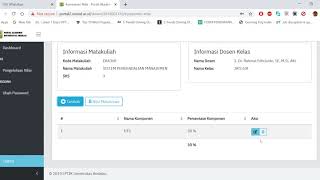 Bagian 1 Petunjuk penginputan nilai di portal akademik Unand (Portal2.unand.ac.id)