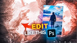EDIT LIKE THIS YOUR PHOTOS  in Photoshop ( JURASSIC WORLD Manipulation ) Tutorial screenshot 4