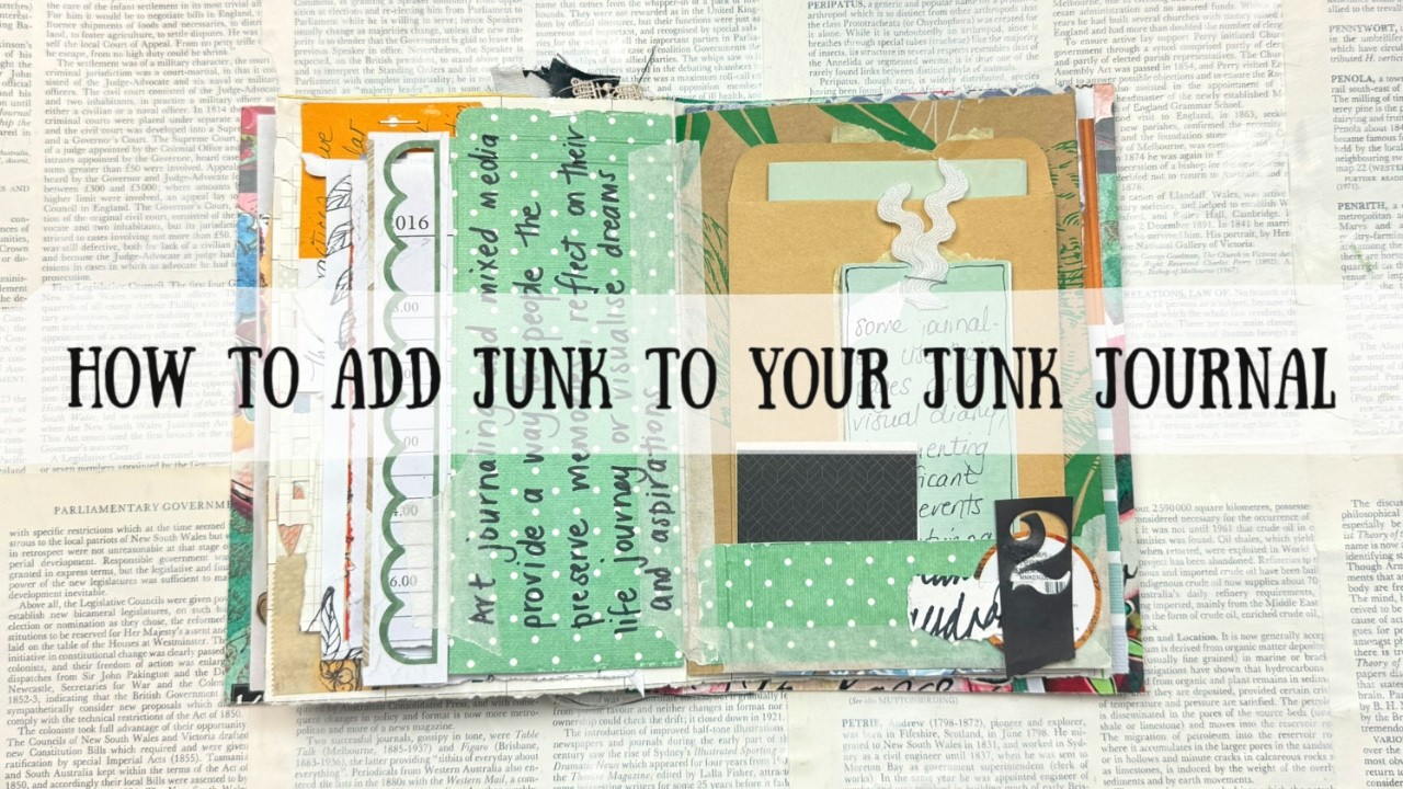 How to use a Junk Journal - YouTube