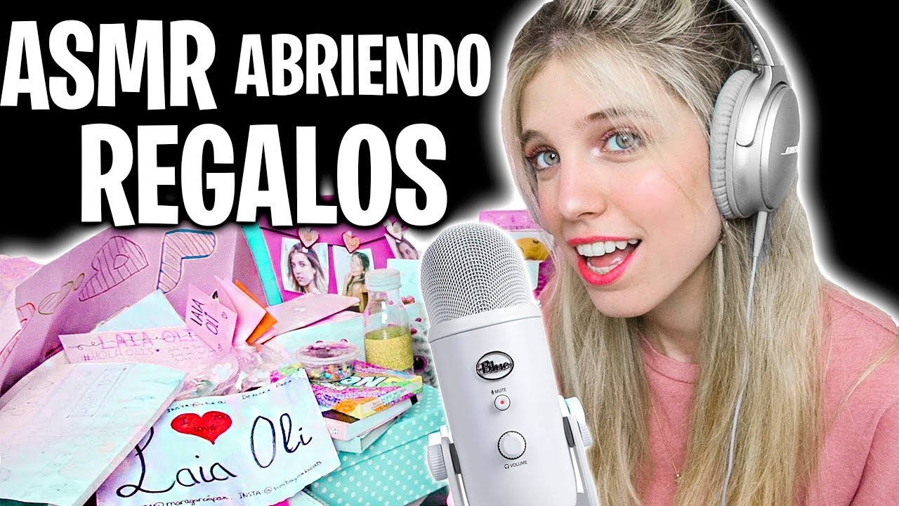 ASMR CON REGALOS DE SUSCRIPTORES 🎁 ABRIENDO VUESTROS REGALOS