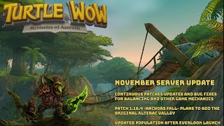 Turtle WoW in November - After Everlook Launch