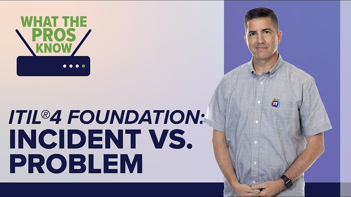 IT Incident Management vs. Problem Management - ITIL4 - 天天要聞