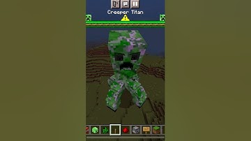 Creeper Titan!!! #minecraft #nomods