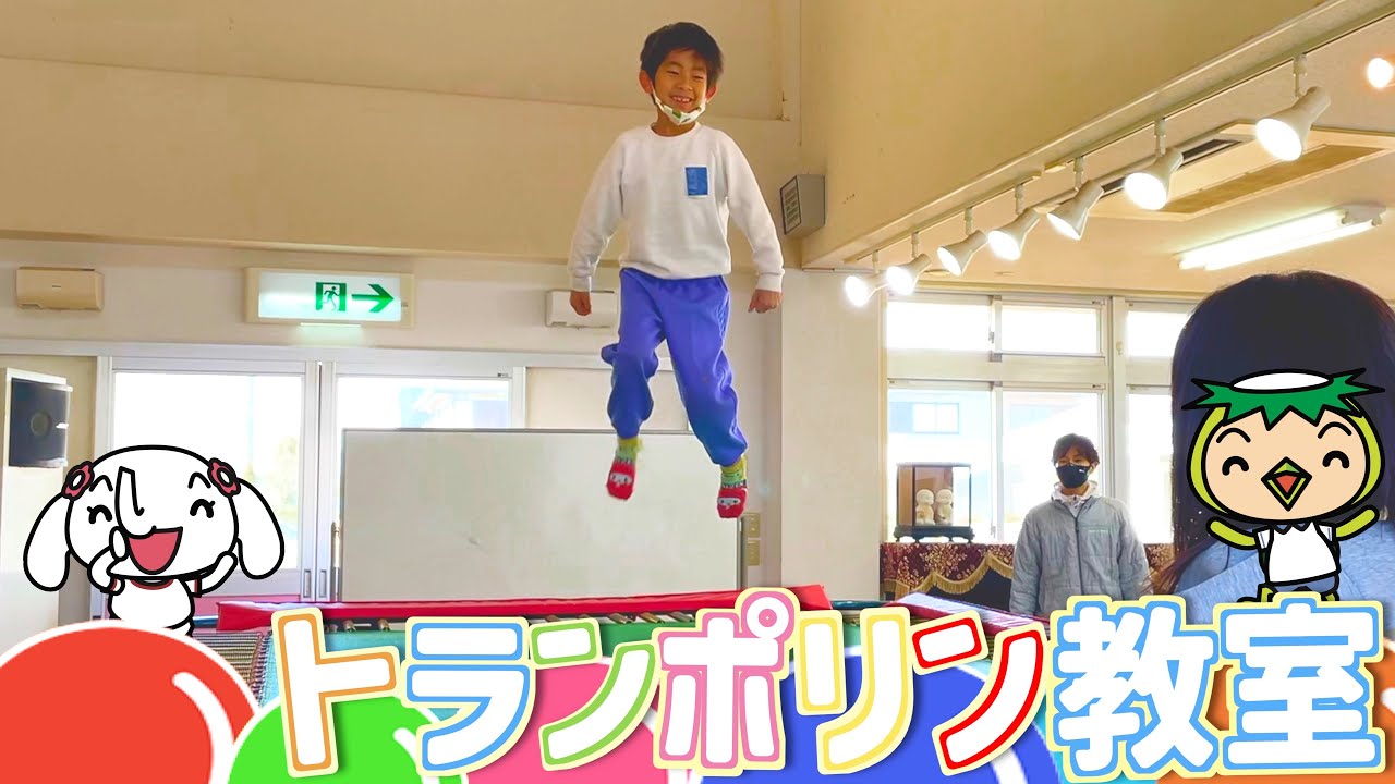 オリンピック代表選手も通っていたトランポリン教室🤸🏻幼児期に与える効果を解説!!【スペースウォーク】【行学学園】