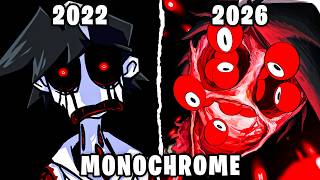 Monochrome OLD vs NEW (2022 vs 2026) | FNF Hypno's Lullaby Reboot