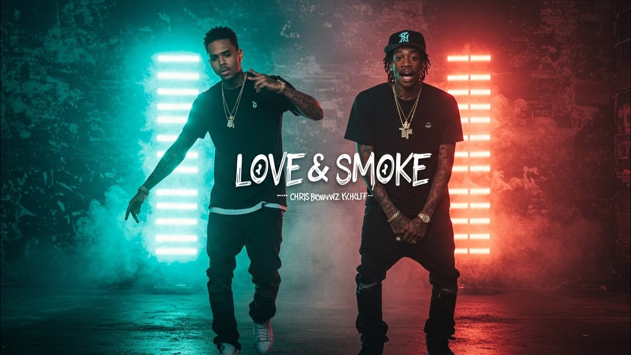Chris Brown & Wiz Khalifa – “Love and Smoke”(R&B / Hip-Hop / Smooth Late-Night  Lyrics Video Style)