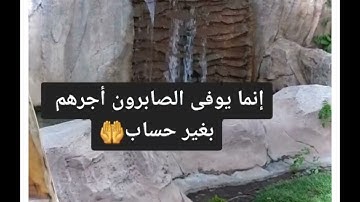 إِنَّمَا يُوَفَّى الصَّابِرُونَ أَجْرَهُم بِغَيْرِ حِسَابٍ . الزمر - الآية 10