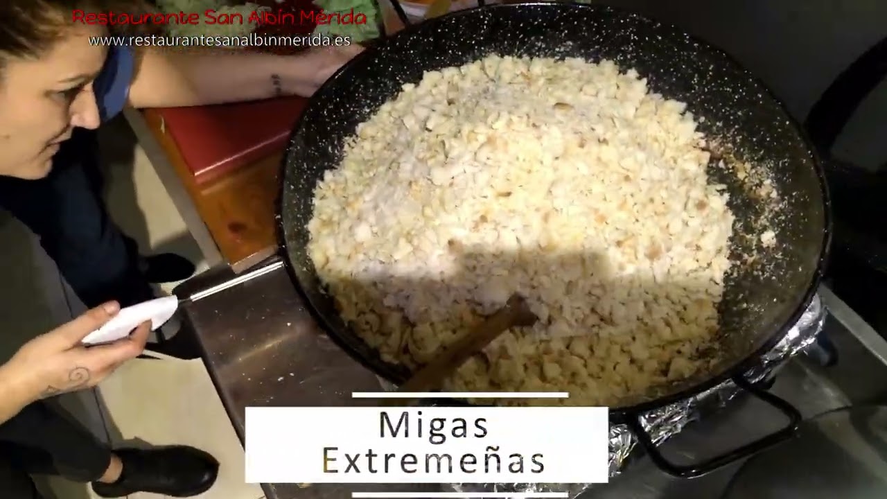 MIGAS EXTREMEÑAS RESTAURANTE SAN ALBÍN MÉRIDA