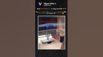 How Airplanes ACTUALLY Create Lift 🤯 #demonstration #physics #engineering #airplane