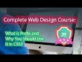 039 - What is Prefix and Why You Should Use it in CSS3