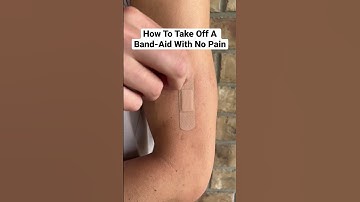 How To Take Off A Band-Aid With No Pain #Shorts