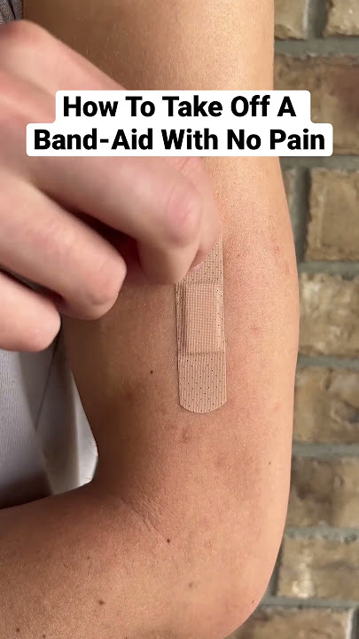 How To Take Off A Band-Aid With No Pain #Shorts