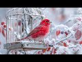 Winter Bird Sounds And Piano Music For Deep Sleep Stress Relief And Calm Healing