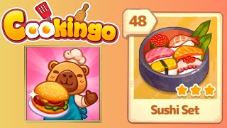 Cookingo perfect meal level 48 solution walkthrough ( sushi set ) 