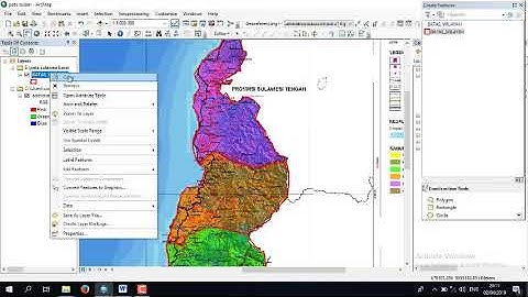 TUTORIAL GEOREFERENCING DAN DIGITASI PROVINSI SULAWESI BARAT
