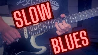 Slow Blues Guitar Backing Track (A) chords