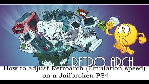 How to adjust Retroarch (Emulation speed) on a Jailbroken PS4, 2025.