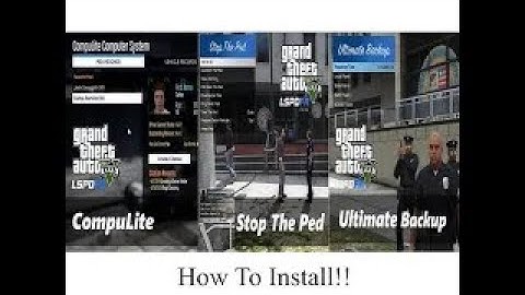 How To Install Stop The Ped, Ultimate Backup And Compulite In 1 Video!!!