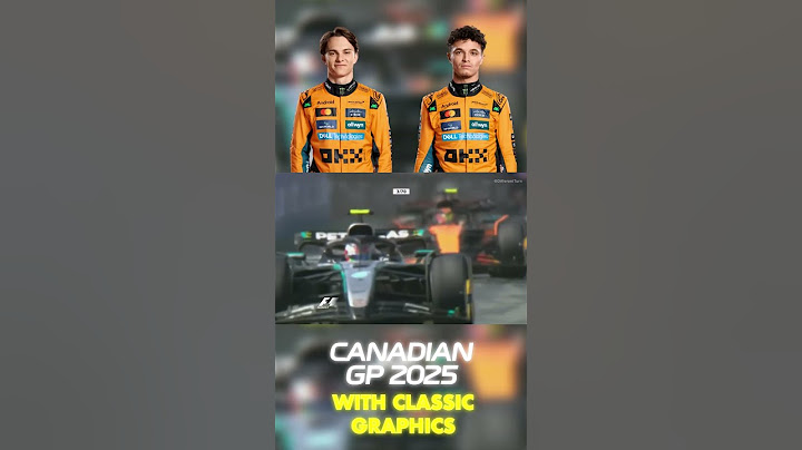 Lando Norris BATTLES Oscar Piastri | 2025 Canadian Grand Prix with Classic Graphics #f1