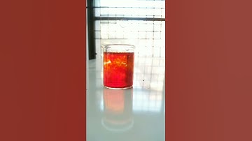 Chemical Reaction of Ferroin indicator in water| #shorts #Beta #short #asmr #chemistry #trending