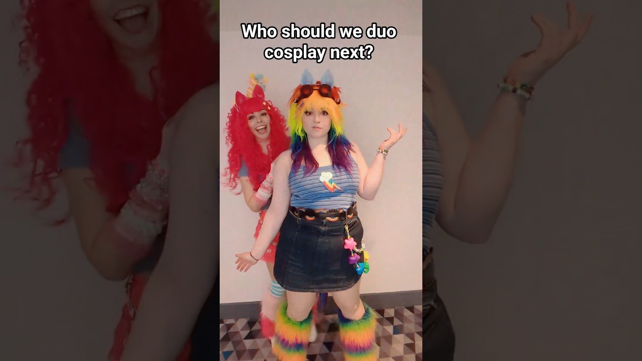 mane character moment 🐴@ninbeaa #cosplay #comiccon #mylitlepony #roblox #pinkiepie #rainbowdash