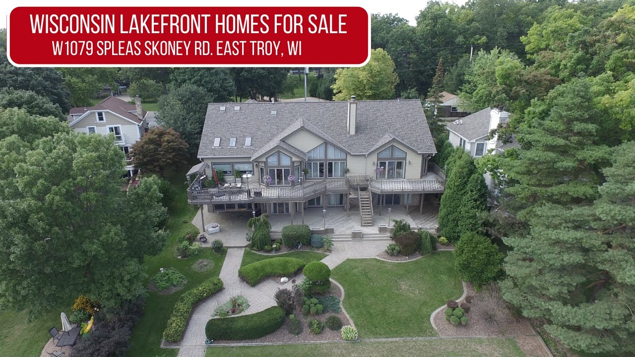 Wisconsin Lakefront Homes for Sale YouTube