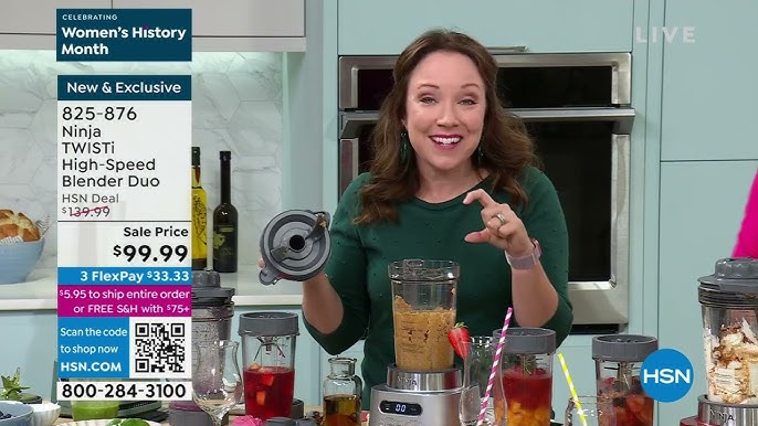 Ninja TWISTi High-Speed Blender DUO on QVC 