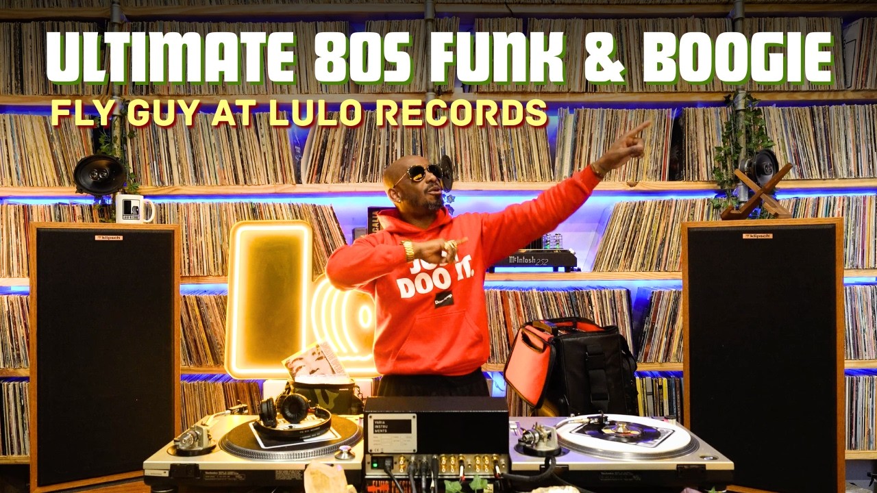 Classic 80s FUNK, BOOGIE & DISCO Vinyl Set 🔥 DJ FLY GUY mix