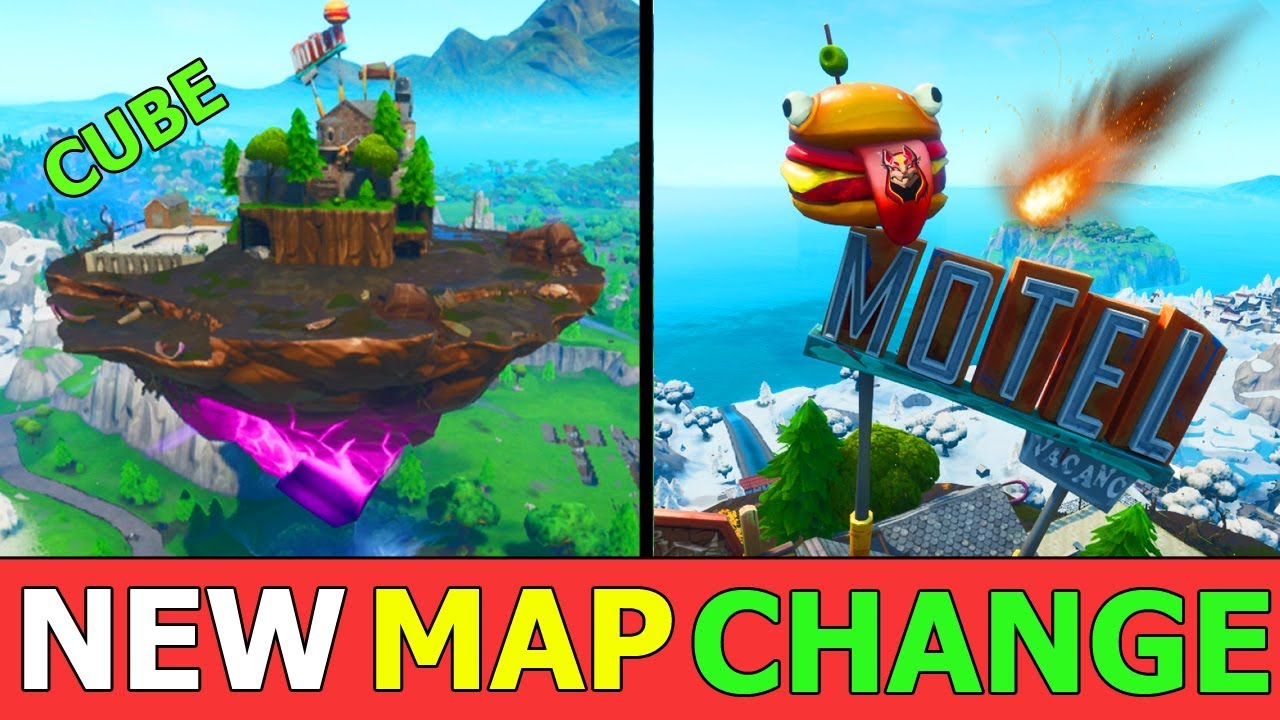 [NEW] FORTNITE MAP CHANGES! *NEW LOCATION* THE CUBE IS BACK! v10.20 ...