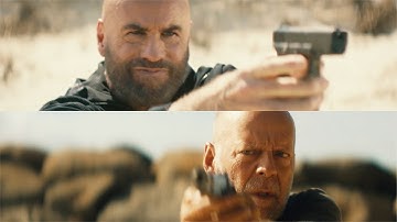 ジョン・トラボルタ vs ブルース・ウィリス　2大スター激突！　映画「オペレーション・ゴールド」予告編
