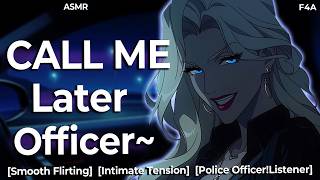You Pull a Rich CEO Over for a Ticket and Get Her Number Instead~💸| Smooth Flirting | F4A ASMR RP