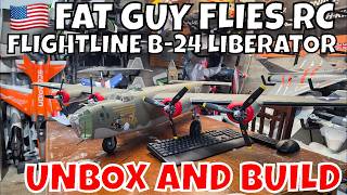 FLIGHTLINE B-24 LIBERATOR UNBOX AND BUILD by FGFRC #aviation #scalerc